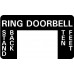 Social Distancing Doorbell Sign